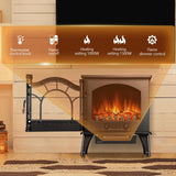Electric Fireplace Heater, 20" Freestanding Fireplace S520222