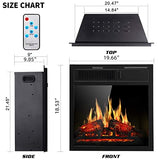 20 Inch Electric Fireplace Insert M1804,M1804C