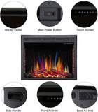 Electric Fireplace Insert Adjuatble Flame Colors 936A,939A,936BXB,939BXB