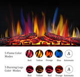 Electric Fireplace Insert Adjuatble Flame Colors 936A,939A,936BXB,939BXB