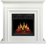 36 Inch Electric Fireplace Mantel Wooden Surround Firebox M1804