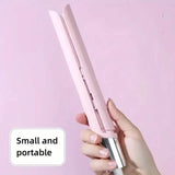 Electric Hair Straightener and Curler with Ceramic Plates