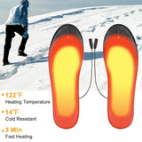 Electric Heated Insoles USB Foot Warmer Pads