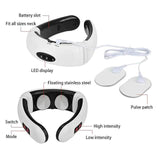 Electric Neck Massager and Pulse Back 6 Modes Power Control