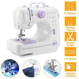 Electric Sewing Machine 12 Stitches with Foot Pedal