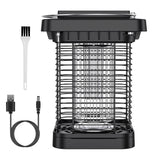 Electric Solar Powered Bug Zapper Lamp IP65 Waterproof for Indoor and Outdoor