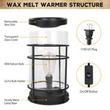 Electric Wax Melt Warmer Vintage Light Bulb