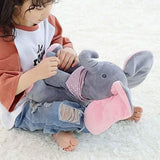 Electronic Talking Singing Blinking Eyes Elephant Plush Toy