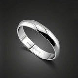 Elegant and Charming S925 Silver Wedding Band Ring