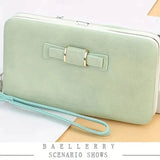Elegant Bow Decor Phone Wallet