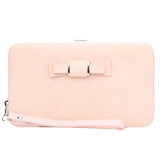 Elegant Bow Decor Phone Wallet