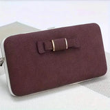 Elegant Bow Decor Phone Wallet