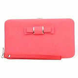 Elegant Bow Decor Phone Wallet