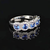 Elegant Copper Ring with Synthetic Cubic Zirconia