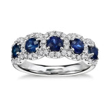 Elegant Copper Ring with Synthetic Cubic Zirconia