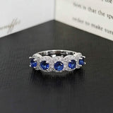 Elegant Copper Ring with Synthetic Cubic Zirconia