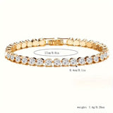 Elegant Rhinestone Tennis Bracelet