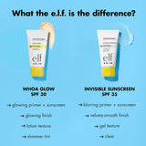 e.l.f. SKIN Suntouchable Invisible SPF 35, Lightweight, Gel-based Sunscreen For A Smooth Complexion, Doubles As A Makeup Primer, Vegan & Cruelty-Free, Packaging May Vary