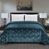 Embossed Premium Flannel Fleece Blanket - Eiffel Tower Design