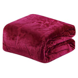 Embossed Premium Flannel Fleece Blanket - Eiffel Tower Design