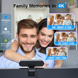 EMEET 1080P Webcam with Microphone, C960 Web Camera, 2 Mics, 90° FOV, USB Type-A & A-to-C Adapter, Plug&Play Computer Camera for Online Calling/Conferencing, Zoom/Teams/Facetime/YouTube, 2025 Version