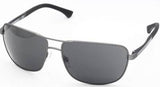 Emporio Armani 2033 3130/87 Matte Grey Metal Sunglasses