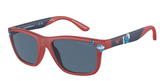 Emporio Armani 4002 5624/80 Red Acetate Sunglasses 48mm