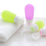 Empty Silicone Portable Travel Packing Press Bottle