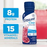 Ensure Clear Nutrition Drink, Blueberry Pomegranate, 10 oz Bottle, CS/12