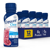 Ensure Clear Nutrition Drink, Blueberry Pomegranate, 10 oz Bottle, CS/12