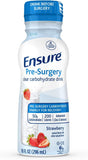 Ensure Pre-Surgery Clear Carbohydrate Drink, Strawberry, 10 oz Bottle