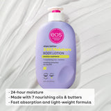 eos Shea Better Body Lotion Vanilla Cashmere, 24-Hour Moisture Skin Care, Lightweight & Non-Greasy, Natural Shea, Vegan, Vanilla Body Lotion, 16 fl oz
