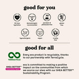 eos Shea Better Body Lotion Vanilla Cashmere, 24-Hour Moisture Skin Care, Lightweight & Non-Greasy, Natural Shea, Vegan, Vanilla Body Lotion, 16 fl oz