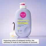 eos Shea Better Body Lotion Vanilla Cashmere, 24-Hour Moisture Skin Care, Lightweight & Non-Greasy, Natural Shea, Vegan, Vanilla Body Lotion, 16 fl oz