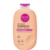 eos Shea Better Cashmere Body Wash, Vanilla Cashmere, Moisturizing, pH Balanced Body Wash, Creamy Gel Formula, Paraben & Phthalate Free, Sensitive Skin, 16 fl oz