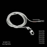 Exquisite Casual Snake Necklace Collarbone Chain Couple Pendant