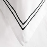 Exquisite Hotel Satin Stitched 100% Cotton Percale Duvet Set