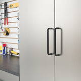 Extra Large Heavy-Duty 96-Inch Garage Cabinet Storage Set With Soft-Close Doors And Adjustable Shelves (SAK74369)