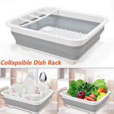 Extra Large Dish Drying Rack with Utensil Holder