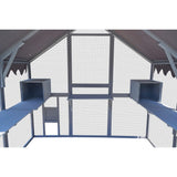 Alora Extra Large Outdoor Cat Kitten Playpen House With Platforms, And Waterproof Cover (SAK55092)