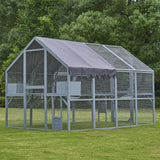 Alora Extra Large Outdoor Cat Kitten Playpen House With Platforms, And Waterproof Cover (SAK55092)