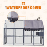 Alora Extra Large Outdoor Cat Kitten Playpen House With Platforms, And Waterproof Cover (SAK55092)