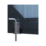 Alora Extra-Large Outdoor Galvanized Steel Outdoor Storage Shed With Skylight Roof (SAK42671)