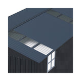 Alora Extra-Large Outdoor Galvanized Steel Outdoor Storage Shed With Skylight Roof (SAK42671)