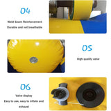 Extra Large Inflatable Private Dock Swimming Pool Yacht Water Slide With Safety Net And Electric Air Pump (SAK14286)