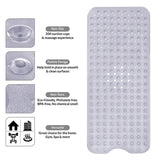 Extra Long Non Slip Bathtub Mat
