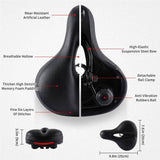 Extra Wide Big Bum Bike Seat Soft & Comfort Padded MTB Road Bicycle Gel Saddle Cushion