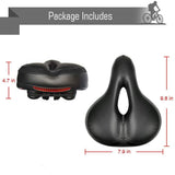 Extra Wide Big Bum Bike Seat Soft & Comfort Padded MTB Road Bicycle Gel Saddle Cushion