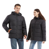 Smart Heating DC Warm Two-color Heating Constant Temperature Cotton-padded Coat
