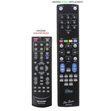 Anderic Substitute for Sharp RRMCGA255AWSA 5 Disc Mini Component System Audio Remote Control [RMD13745]